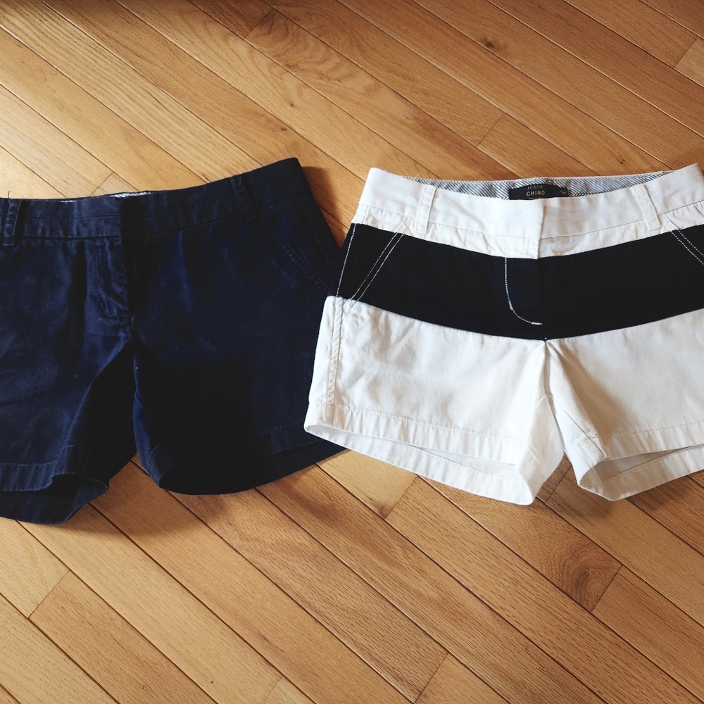 J.Crew Chino Shorts (2 Pairs) Size 2